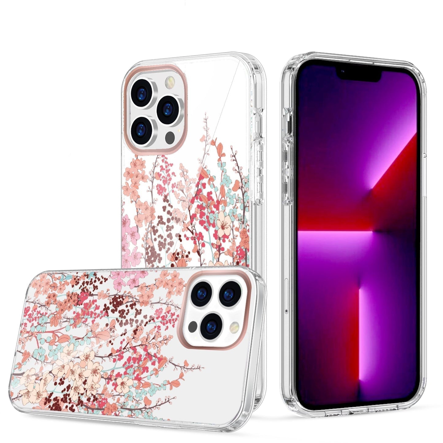 Clear Graphic Case (Blossom) for iPhone 14 PLUS