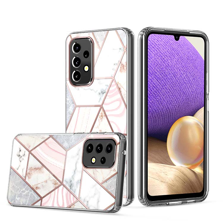 Clear Graphic Case (ZIGZAG MARBLE) for Samsung A33