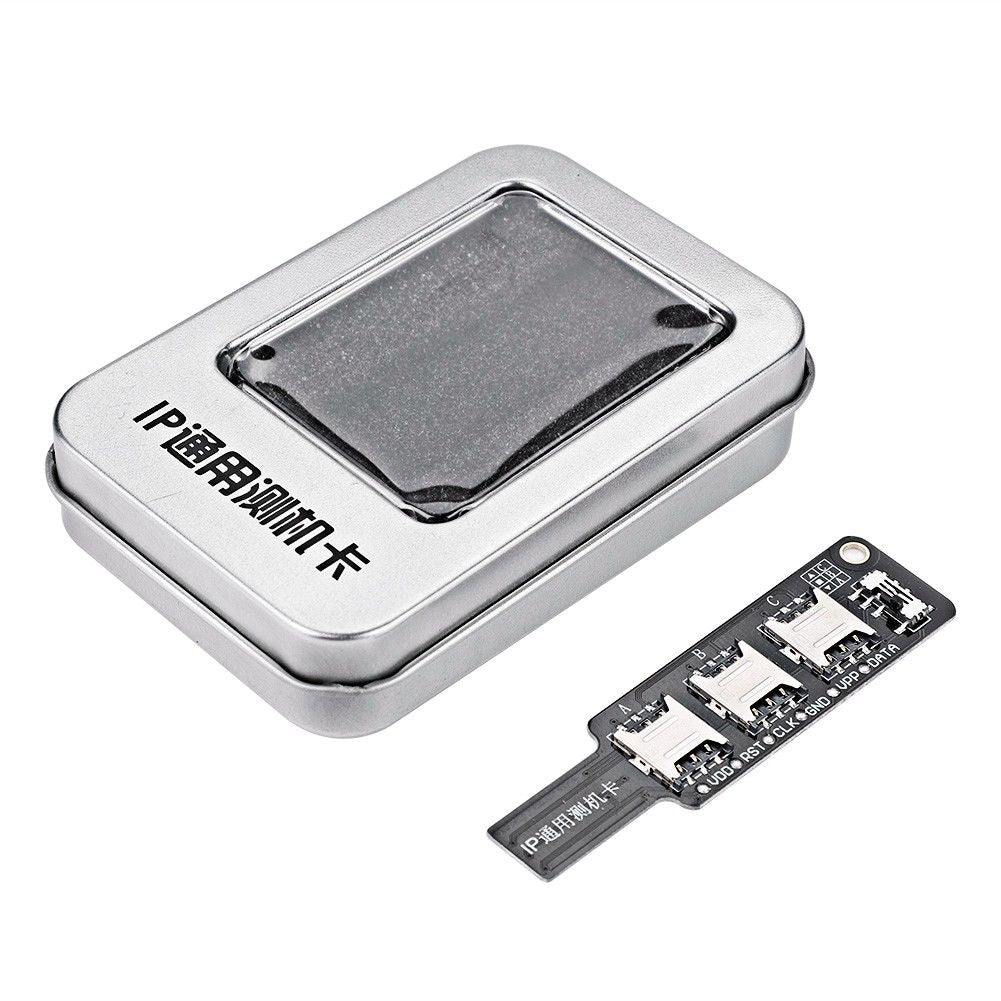 3in 1 Sim Card Signal Tester For iPhone 4 - 8 Plus / X / XS / 13 Mini