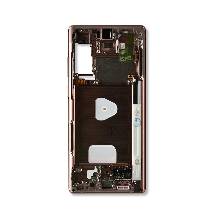 OLED Assembly With Frame For Samsung Galaxy Note 20 5G (Service Pack) (Mystic Bronze)