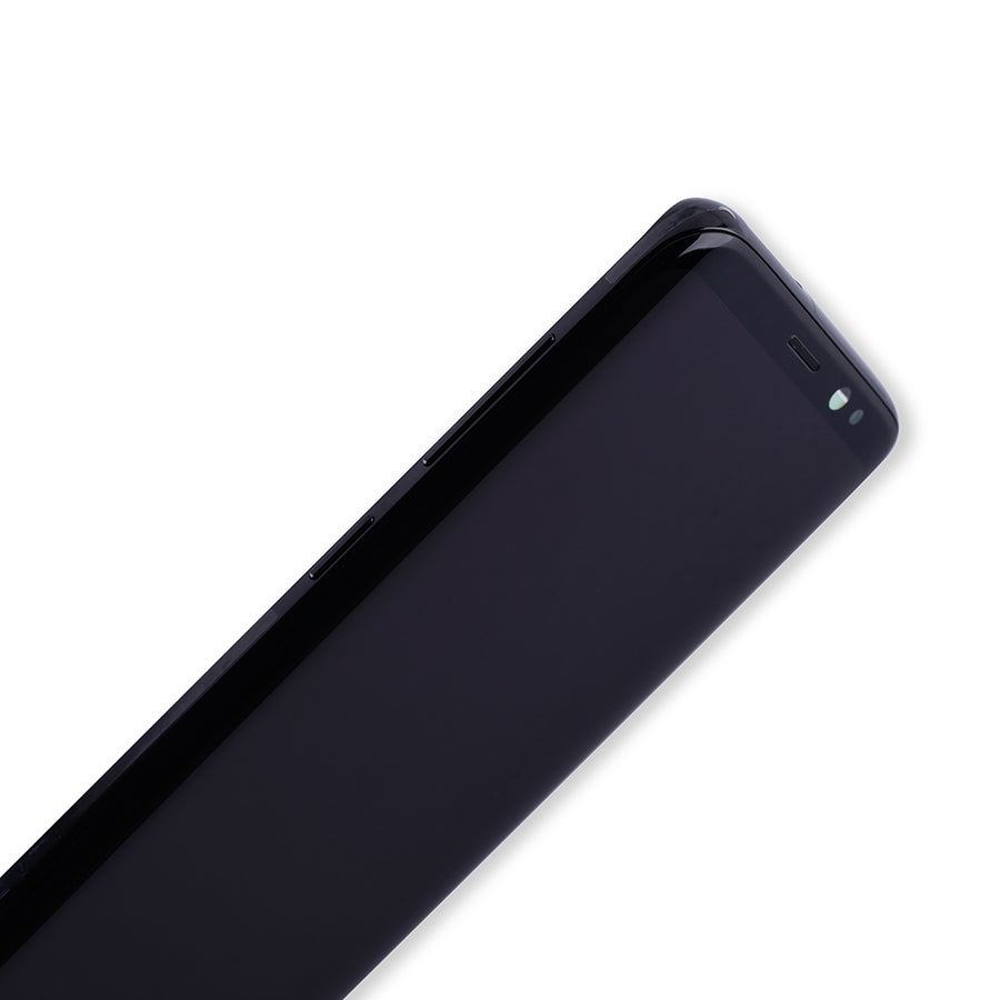 OLED Assembly With Frame For Samsung Galaxy S8 (Service Pack) (Arctic Silver)