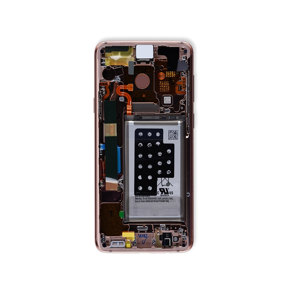 OLED Assembly With Frame For Samsung Galaxy S9 Plus (Service Pack) (Sunrise Gold)