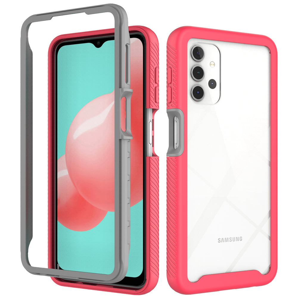 PINK 2PC CLEAR BACK SAM A32 5G