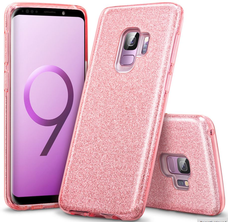 Glitter Popsocket For Samsung S9 PLUS Pink