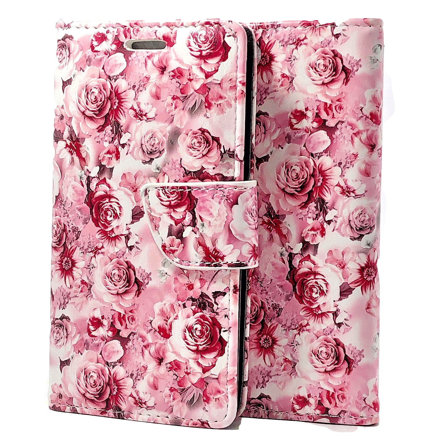 Pink Rose Puff Wallet Case iPhone 11 PRO