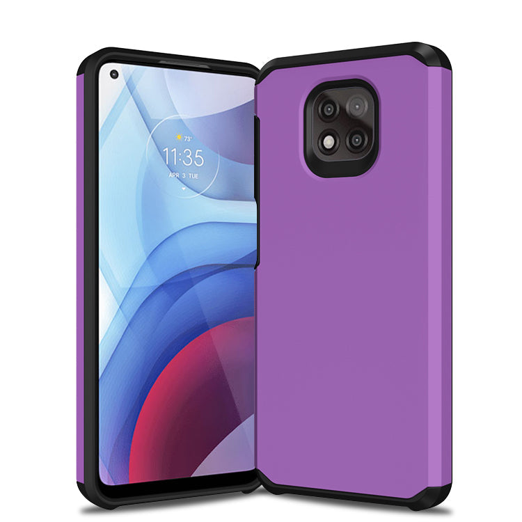 Slim Armor Protective Purple Case for Motorola G POWER 2021
