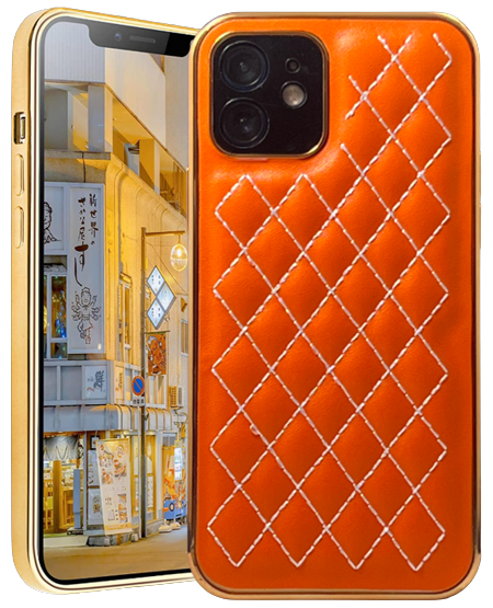 QP ORANGE CASE IP 13 PRO MAX