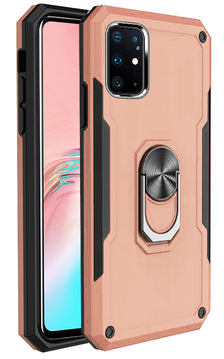 Rose Gold Hybrid Ring Case for Samsung S20