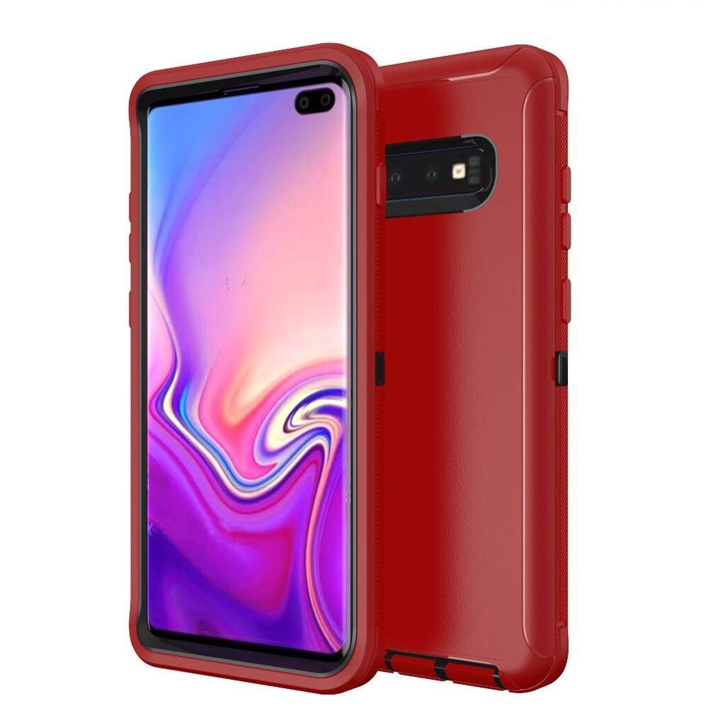 Defender Red Case for Samsung S10 PLUS
