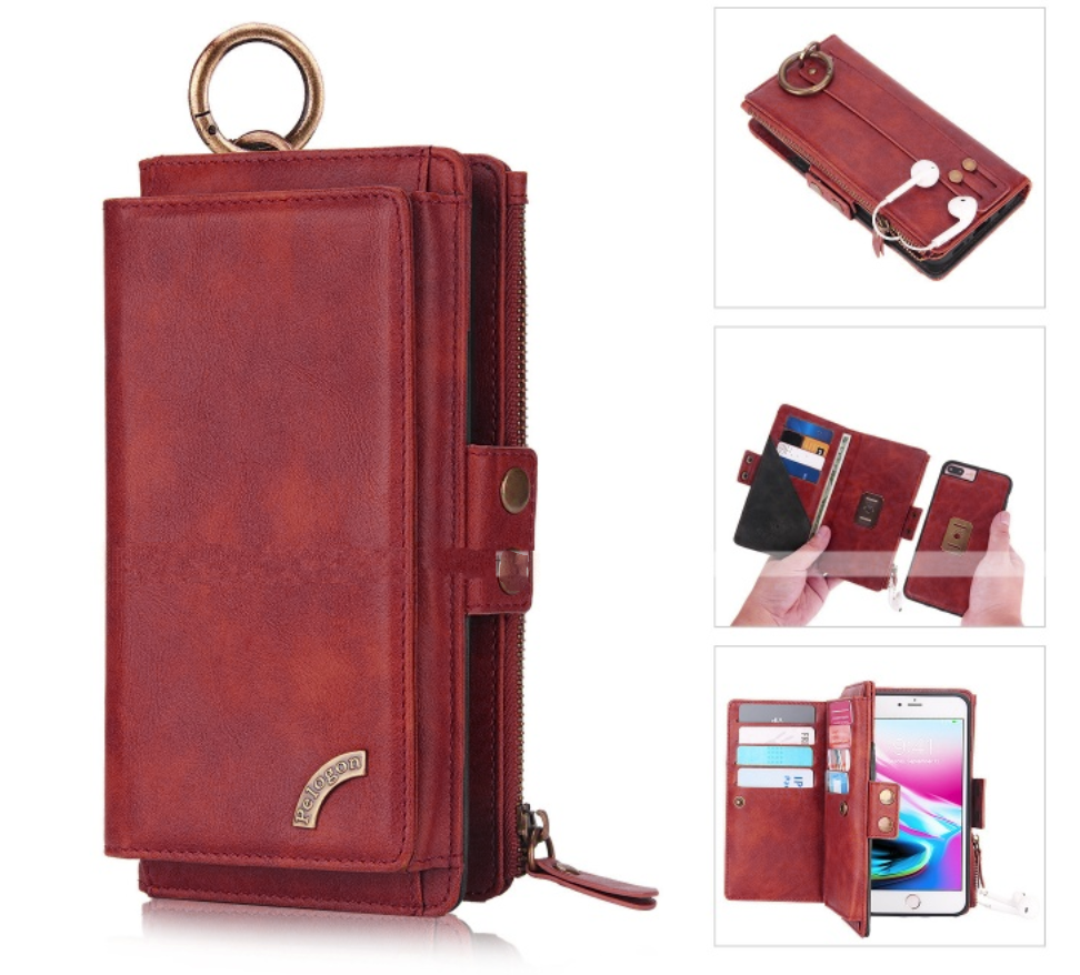 Red PURSE Magnetic Wallet Case iPhone 11 PRO