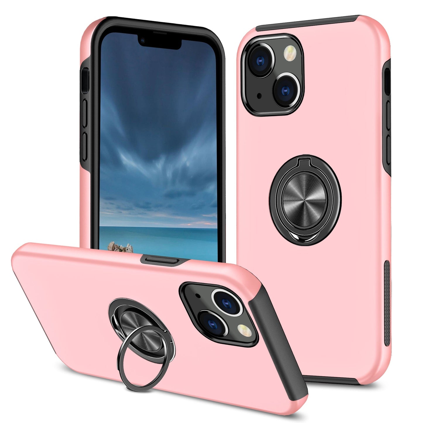 Hybrid Ring Case for iPhone 14 iPhone 13