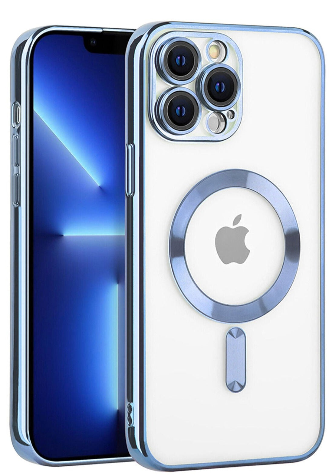 Magsafe Case for Apple iPhone 15 Pro Max (Blue)