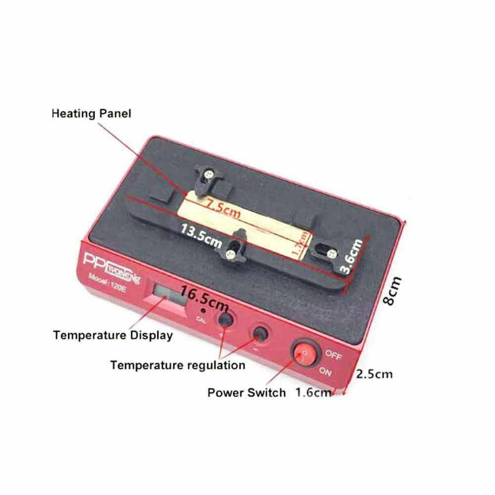 Motherboard Heater Rework Station For IPhone 6 / 6 Plus / 6S / 6S Plus / 7 / 7 Plus / 8 / 8 Plus (PPD-120E)