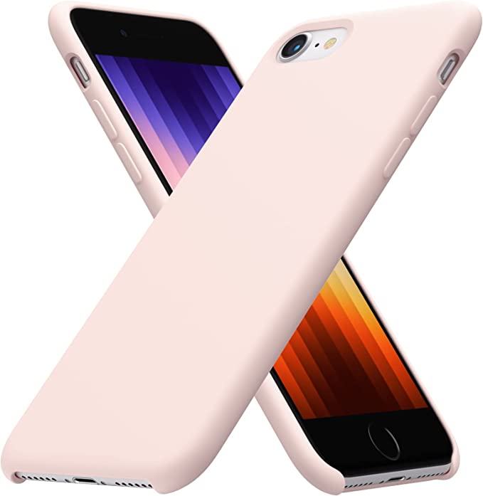 No Logo Silicone Pink Hybrid Case For iPhone 7 iPhone 8