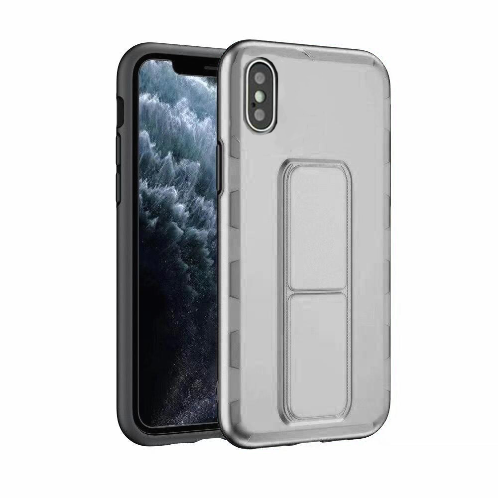 Grip Kickstand For Apple iPhone Xs Max MAX Silver