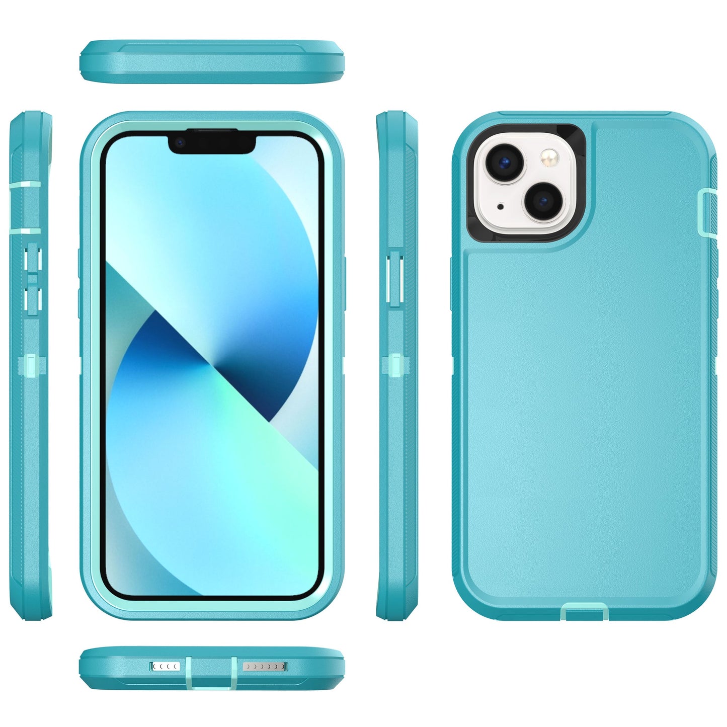 Defender Teal Case for iPhone 14 PLUS