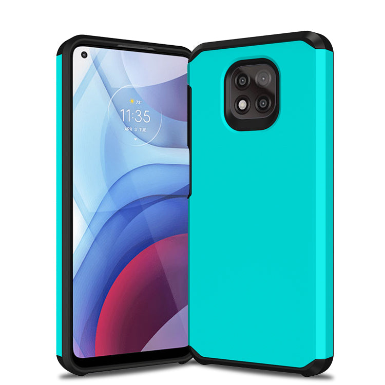 Slim Armor Protective Teal Case for Motorola G POWER 2021