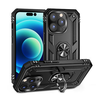 Hybrid Ring Black Case for iPhone 14 Pro Max