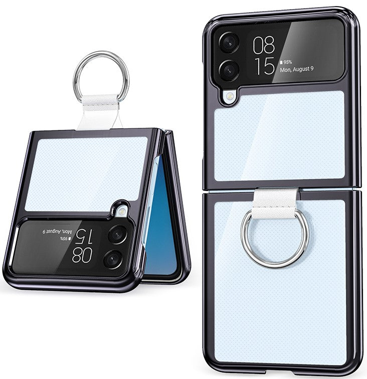 Clear Trim Black Case For Samsung Z5 FLIP