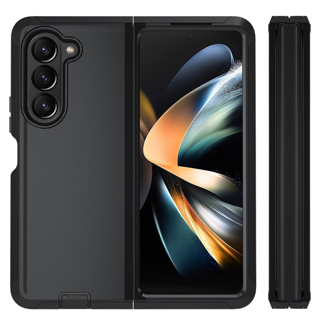 Defender Black Case for Samsung Z5 FOLD