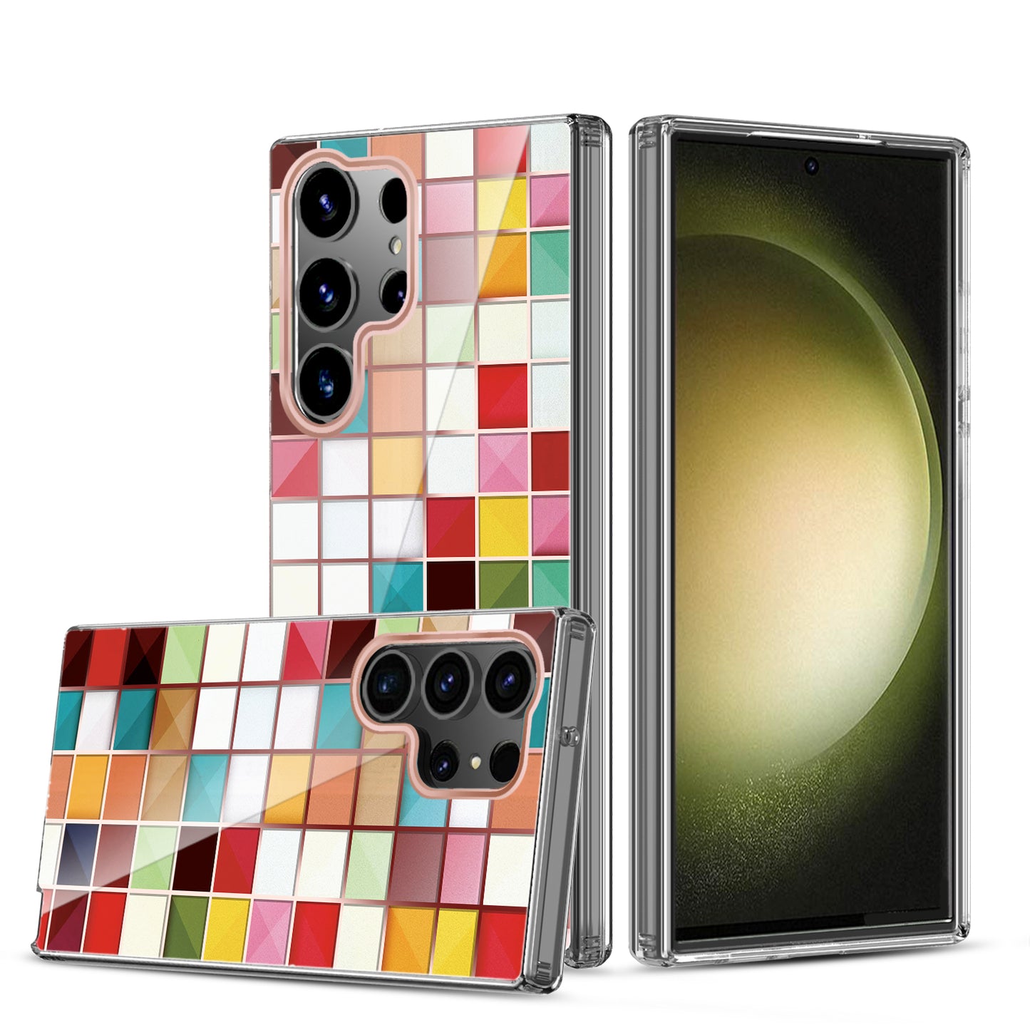 Clear Graphic Case (Square) for Samsung S23 ULTRA