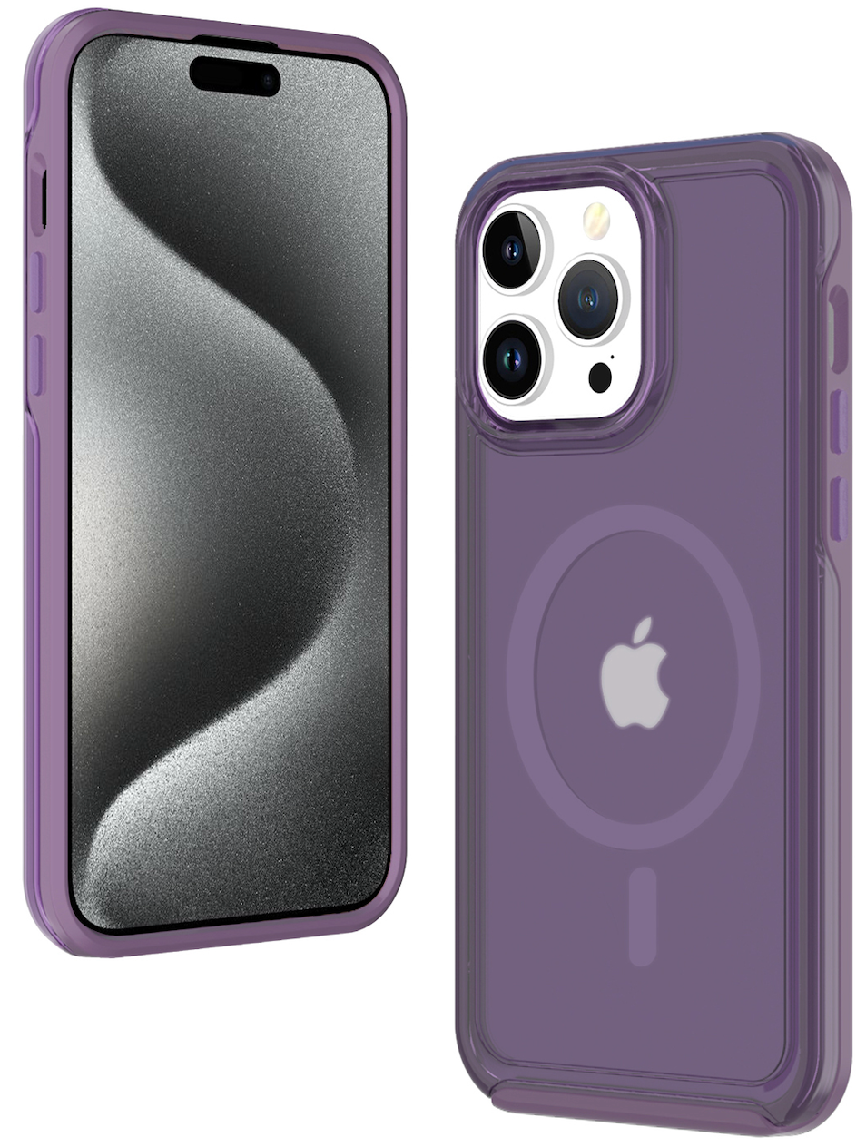 PURPLE MATTE MAGSAFE for iPhone 15 Pro Max