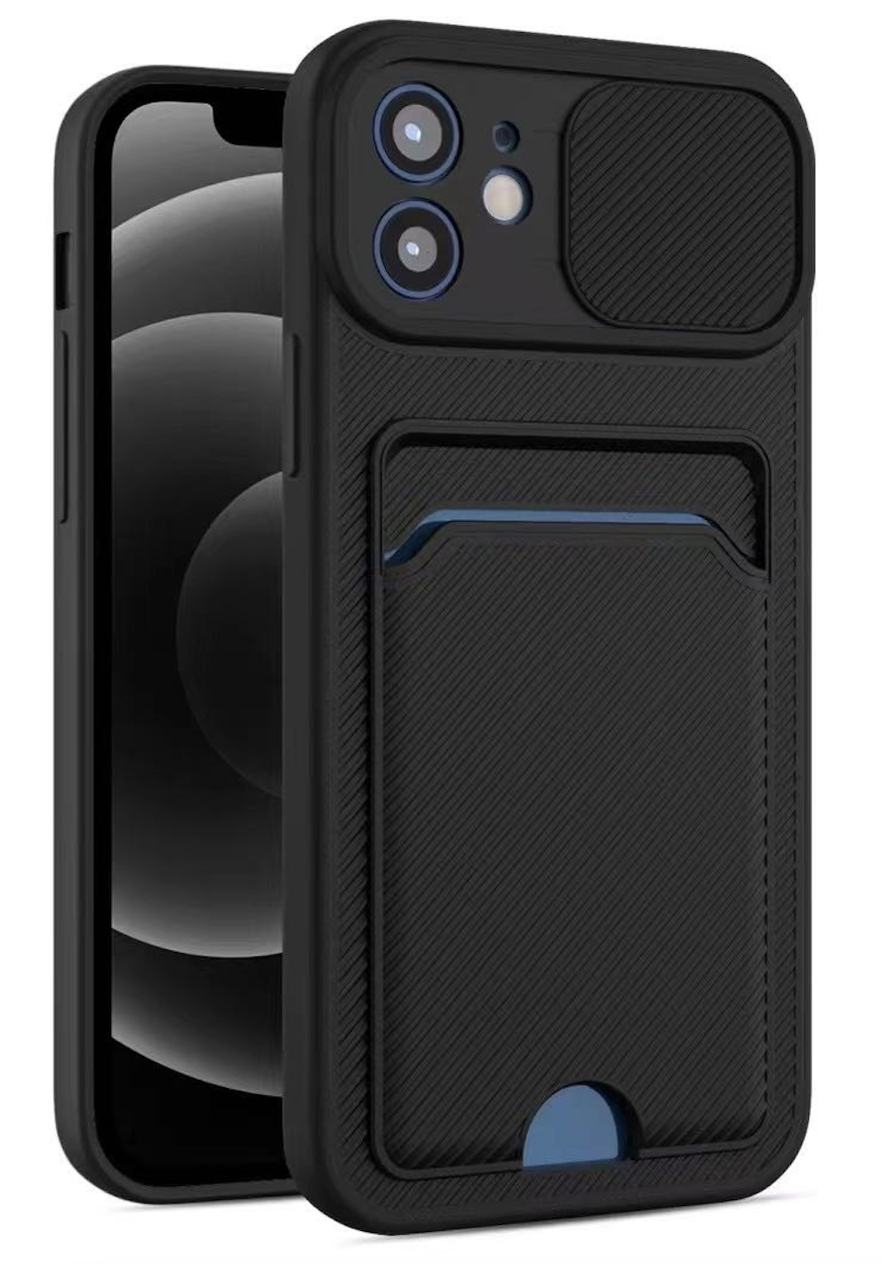 Rugged Camera Case (Black) for Apple iPhone