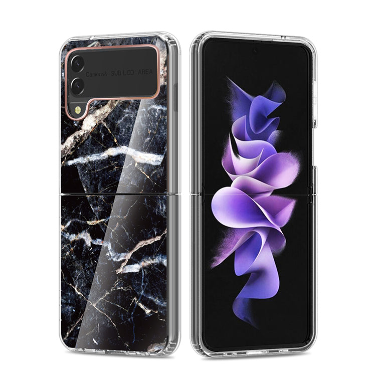 Clear Graphic Case (MARBLE) for Samsung Z FLIP 3