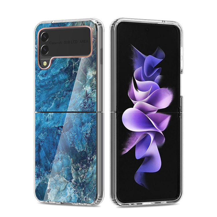 Clear Graphic Case (Blue Marble) for Samsung Z FLIP 4