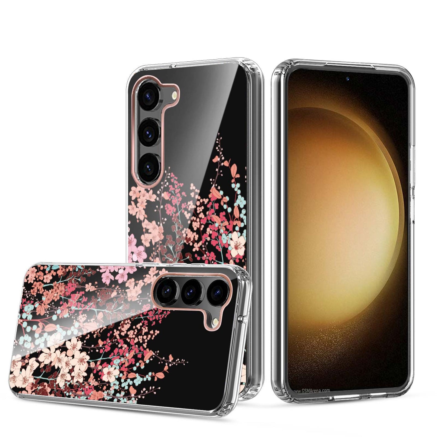 Clear Graphic Case (Blossom) for Samsung S23 PLUS