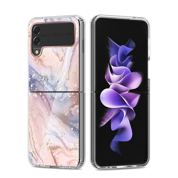 Clear Graphic Case (Multi Marble) for Samsung Z FLIP 4