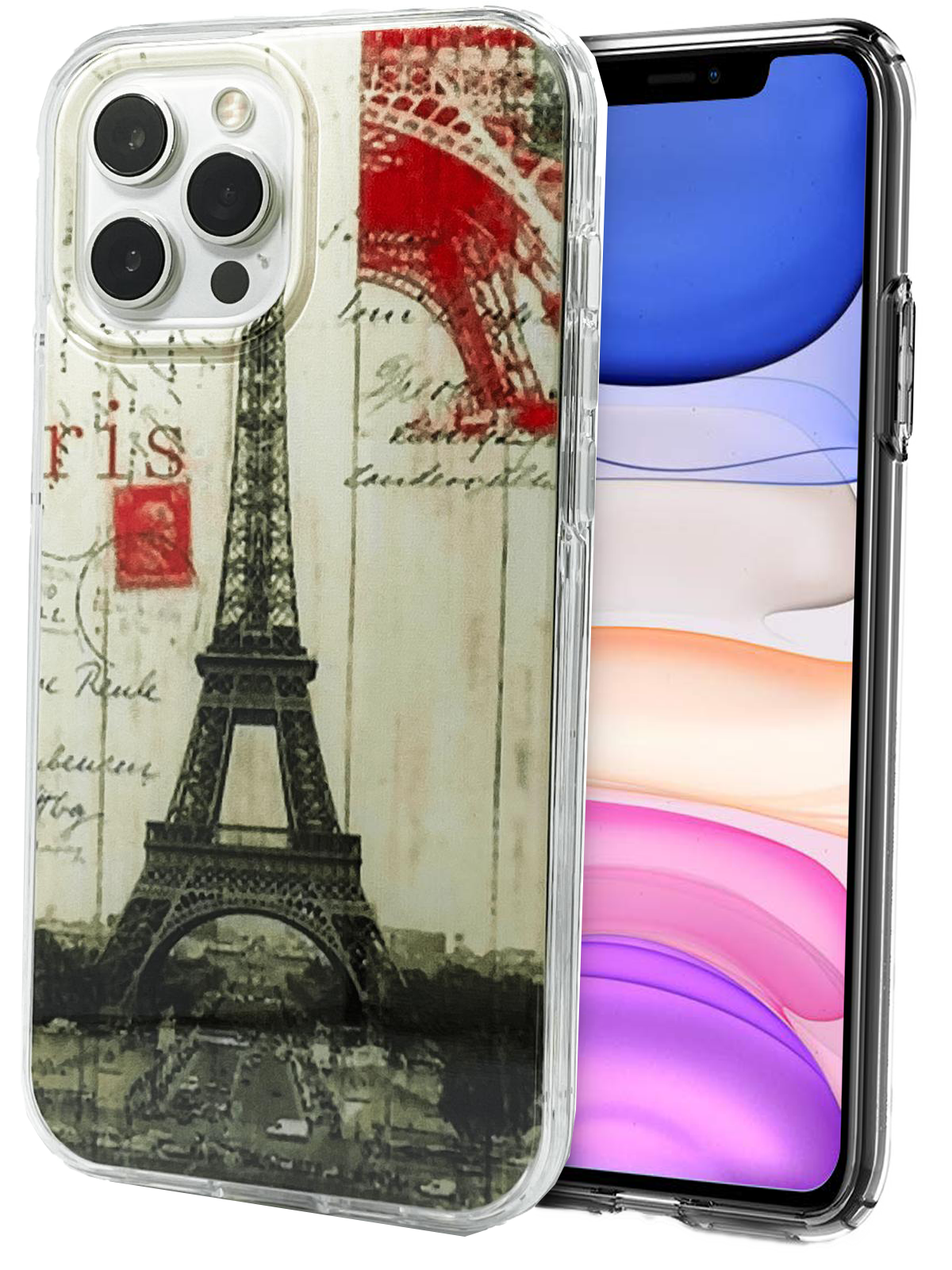 Graphic Clear Graphic Case for iPhone (Eiffel Tower)