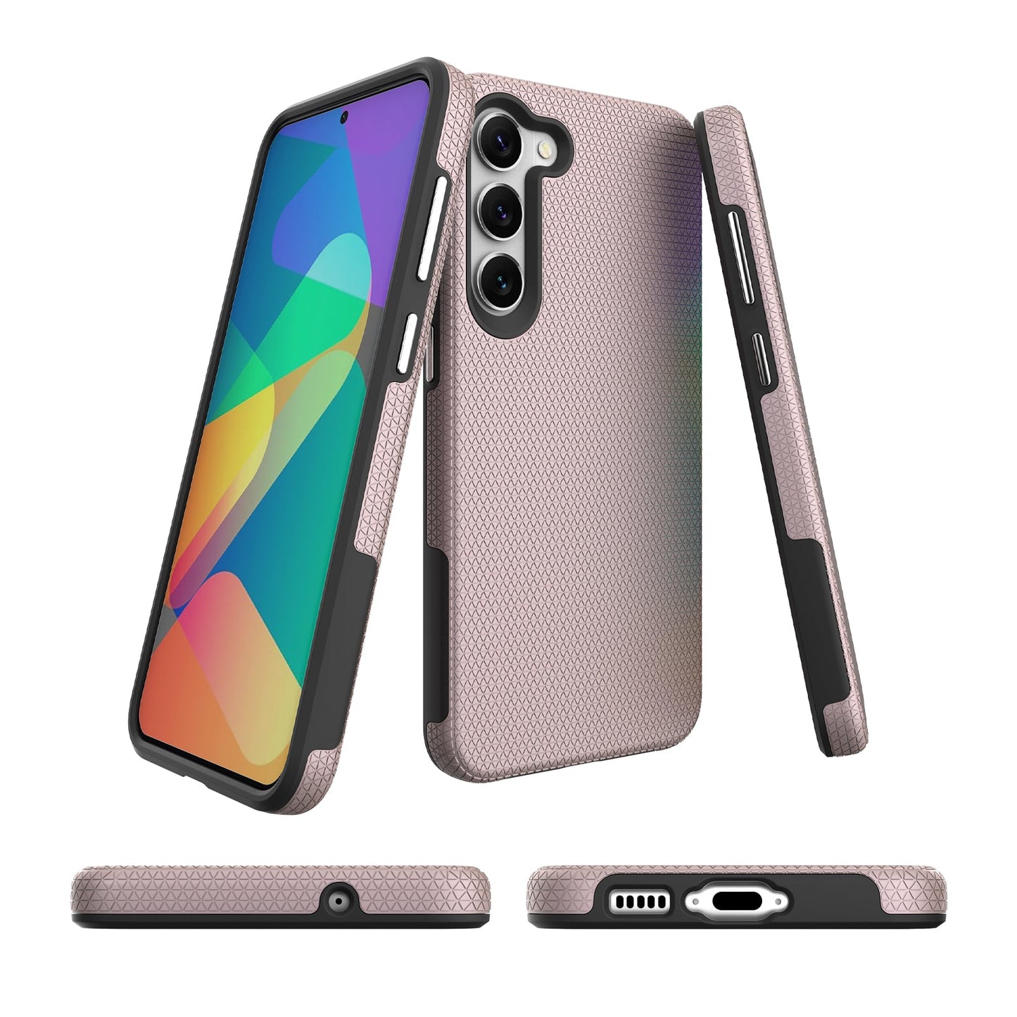 TriTex Rose Gold Case for Samsung S23 PLUS
