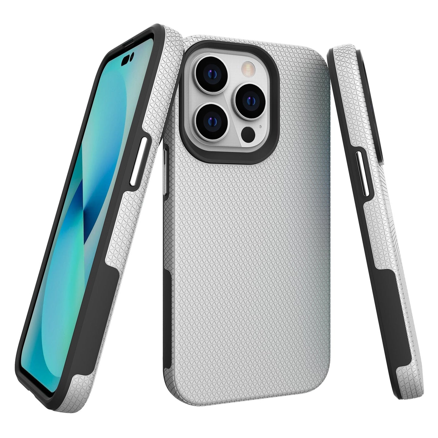 TriTex Silver Case for iPhone 14 PRO