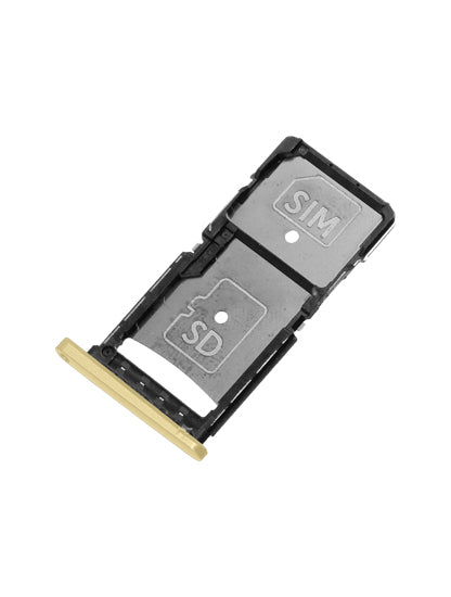 SIM Card Tray for Motorola Droid Turbo 2 (XT1585 / 2015) Gold - Motorola repair part alternate view, SKU 107082030535, image 2
