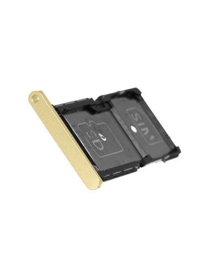 SIM Card Tray for Motorola Droid Turbo 2 (XT1585 / 2015) Gold - phone replacement part close-up, SKU 107082030535, image 3