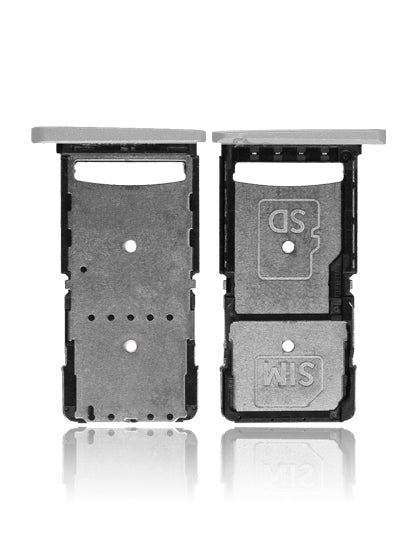 SIM Card Tray for Motorola Droid Turbo 2 (XT1585 / 2015) White - repair component detail angle, SKU 107082030533, image 4