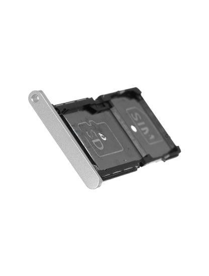 SIM Card Tray for Motorola Droid Turbo 2 (XT1585 / 2015) White - phone replacement part close-up, SKU 107082030533, image 3