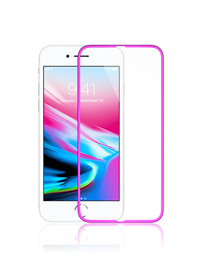 Tempered Glass For iPhone 6 / 6S / 7 / 8 (Metal Pink)
