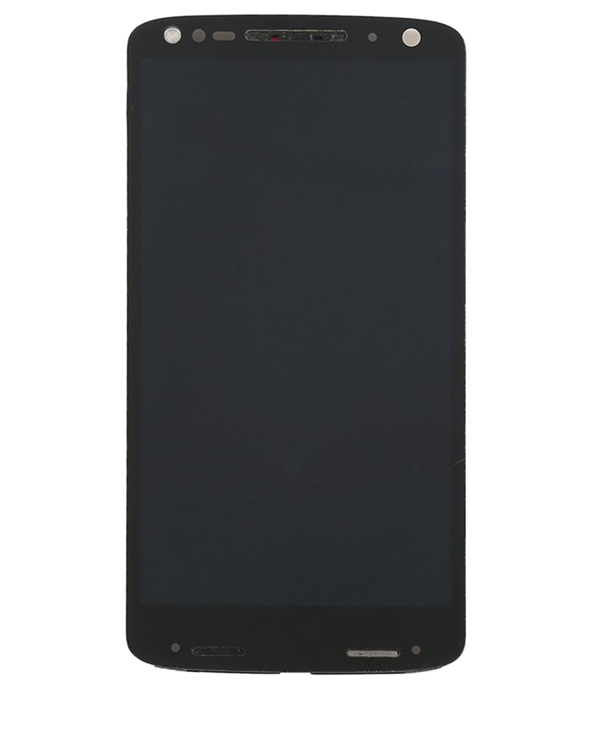 LCD Assembly With Frame for Motorola Droid Turbo 2 (XT1585 / 2015) Genuine OEM Black - phone replacement part close-up, SKU 107082061934, image 3