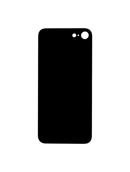 Back Cover Glass With Back Camera Lens For iPhone 8 (No Logo) (Space Gray)