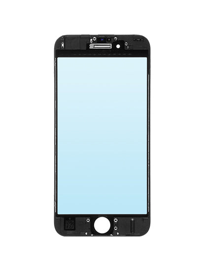 3 in 1 (Front Glass + Frame + OCA Pre-Installed) For iPhone 6S (2 Pack) (Black)