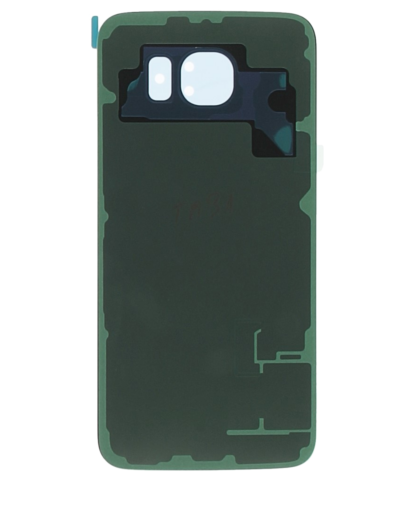 Back Cover Glass For Samsung Galaxy S6 (Verizon Logo) (Used OEM Pull: Grade A) (Black)