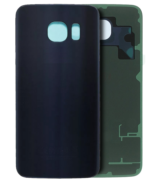 Back Cover Glass For Samsung Galaxy S6 (Verizon Logo) (Used OEM Pull: Grade A) (Black)