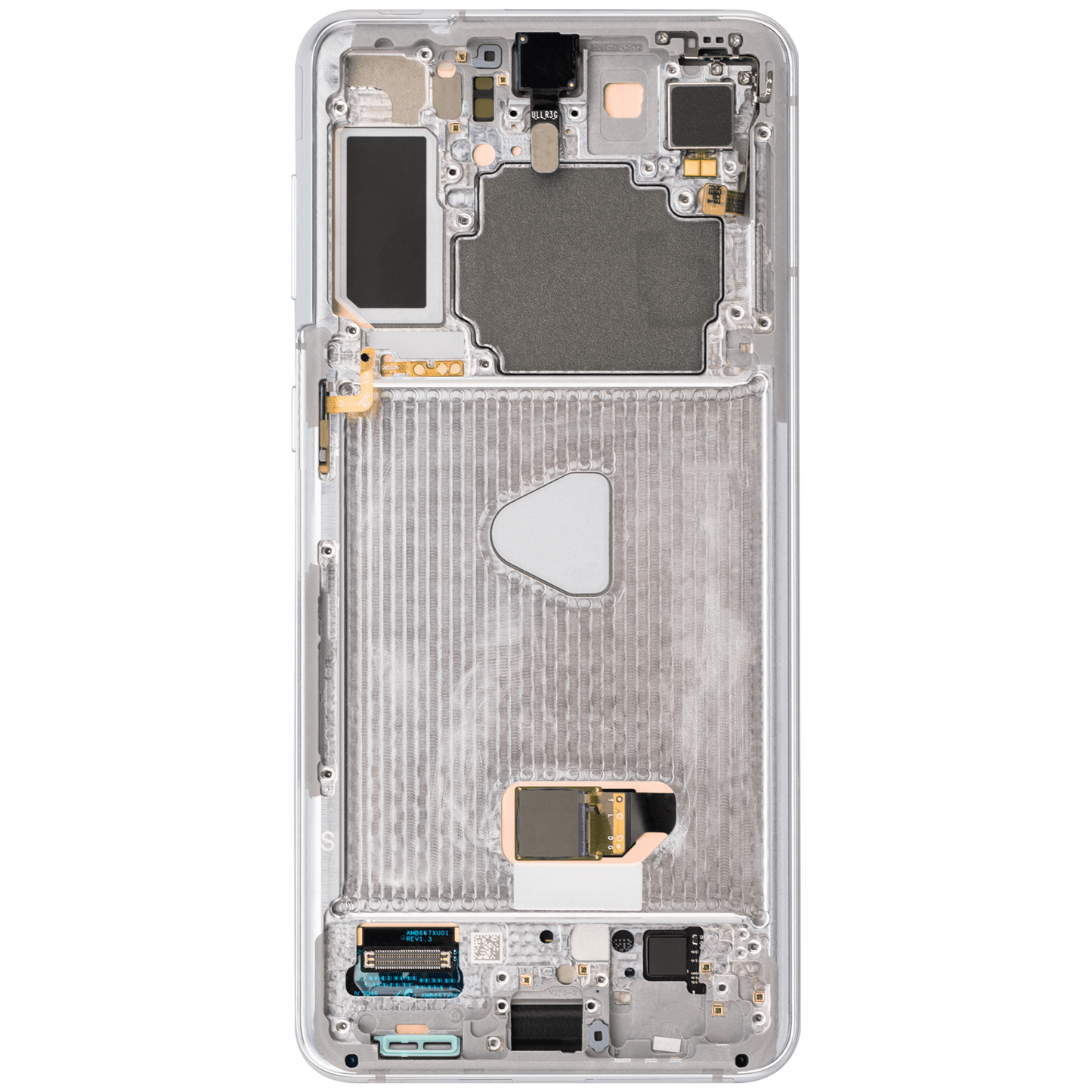OLED Assembly With Frame For Samsung Galaxy S21 Plus 5G (Aftermarket Plus) (Phantom Silver)