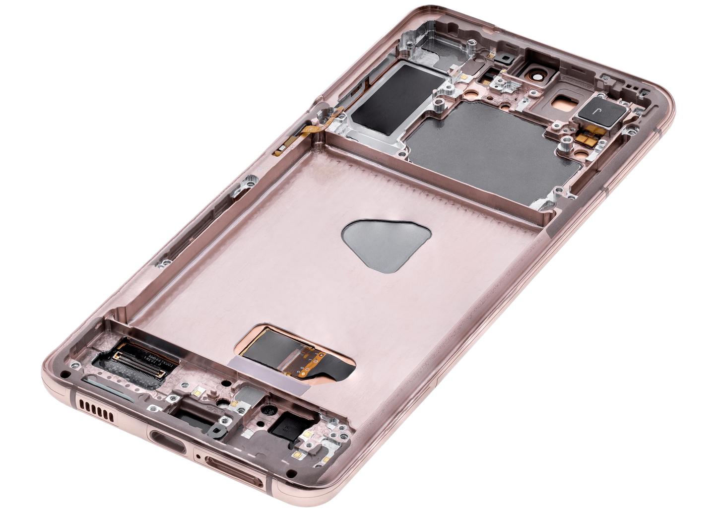OLED Assembly With Frame For Samsung Galaxy S21 Plus 5G (Aftermarket Plus) (Phantom Violet / Pink / Gold)