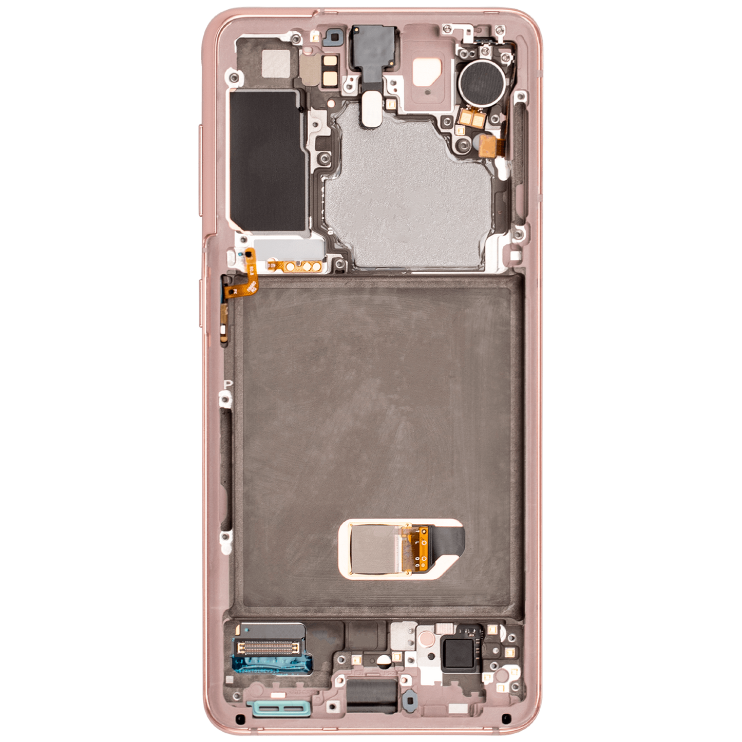 OLED Assembly With Frame For Samsung Galaxy S21 5G (Aftermarket Plus) (Phantom Pink)