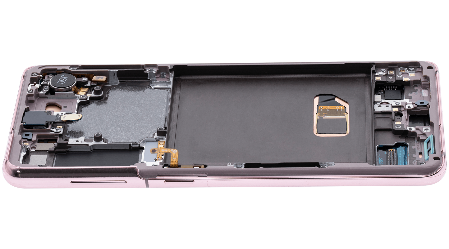OLED Assembly With Frame For Samsung Galaxy S21 5G (Aftermarket Plus) (Phantom Violet)