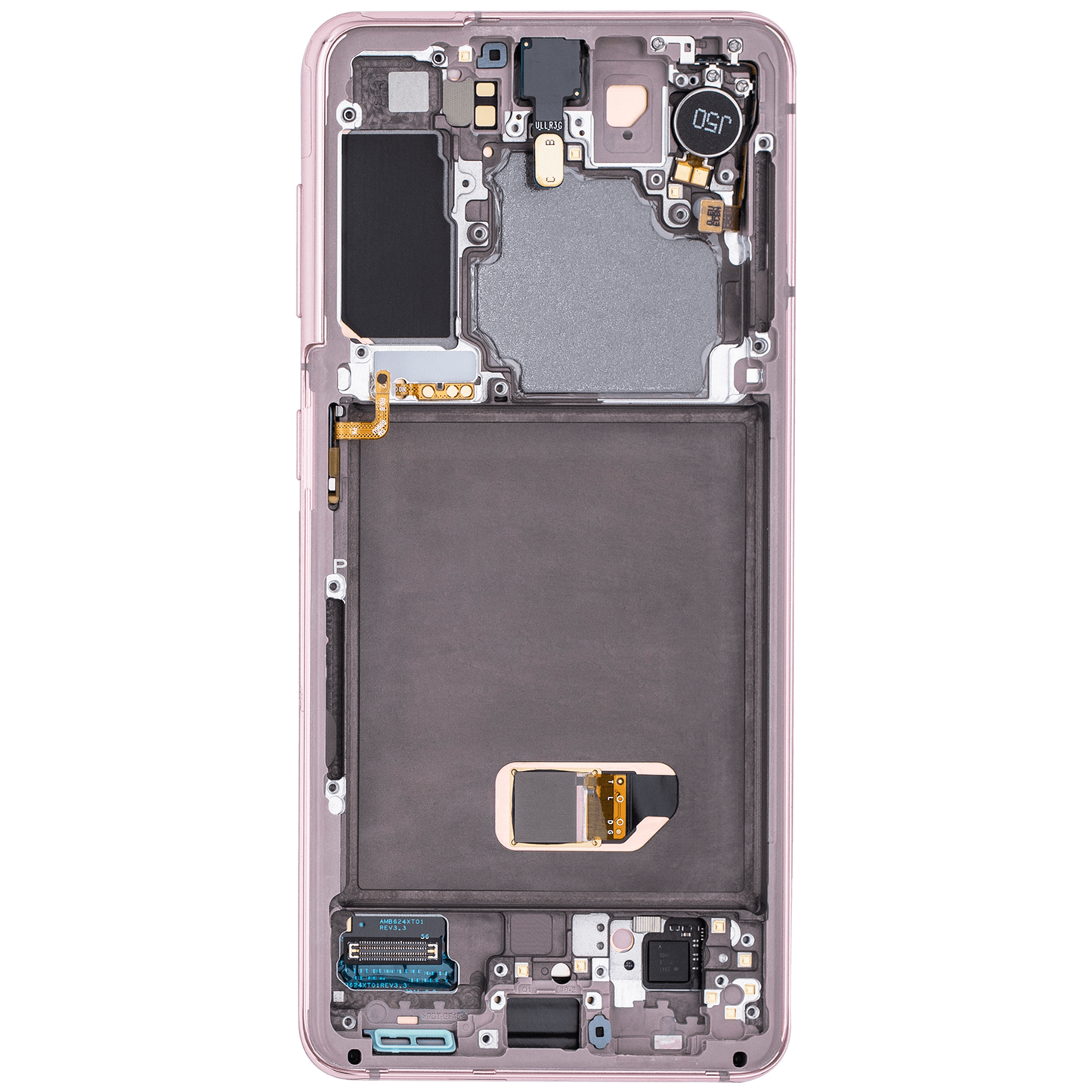 OLED Assembly With Frame For Samsung Galaxy S21 5G (Aftermarket Plus) (Phantom Violet)