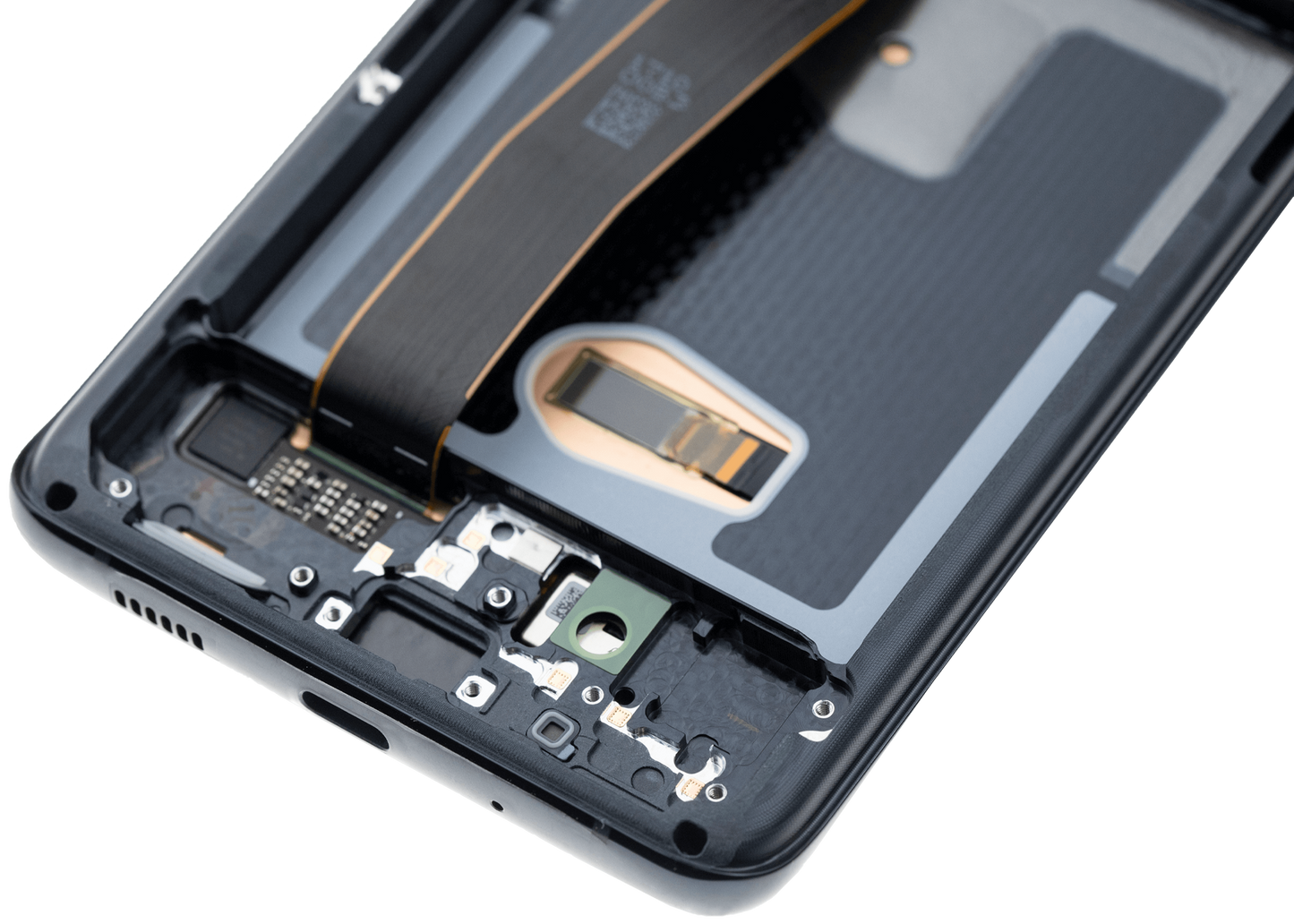 OLED Assembly With Frame For Samsung Galaxy S20 Ultra 5G (Aftermarket Plus) (Cosmic Black)